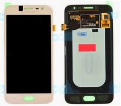 Дисплей (екран) Samsung J250F, J250FZ Galaxy J2 (2018) AMOLED з тачскріном в зборі ORIG, золотистий