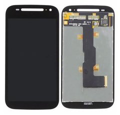 Дисплей (экран) Motorola XT1505 Moto E2, XT1511, XT1524, XT1526, XT1527, XT1528 с тачскрином в сборе ORIG, черный