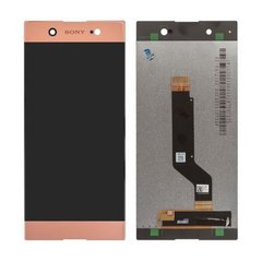 Дисплей (экран) Sony G3212 Xperia XA1 Ultra Dual, G3221, G3223, G3226 с тачскрином в сборе, розовый