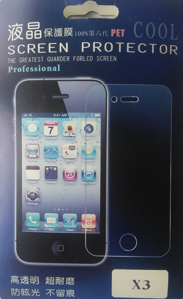 Защитная пленка (Screen protector) для Nokia X3-00