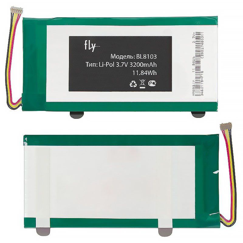 Аккумуляторная батарея (АКБ) Fly BL8103 для Flylife Connect 7 3G, Flylife Connect 7 3G 2 (4 pin), 3200 mAh