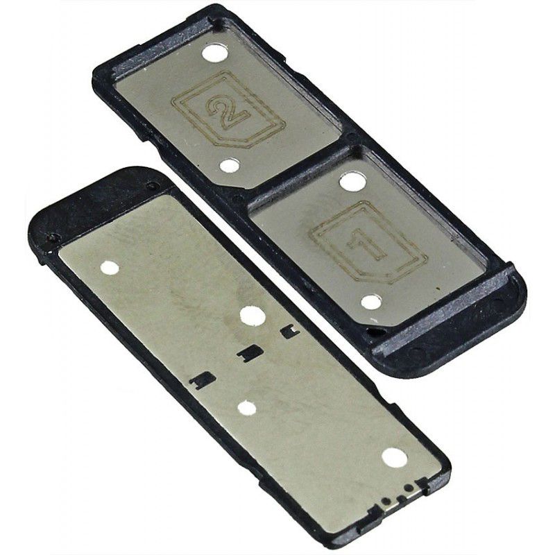 Лоток для Sony F3116 Xperia XA Dual держатель (слот) для двох SIM-карт, чорний