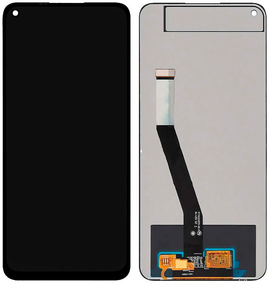 Дисплей (екран) Xiaomi Redmi Note 9, Redmi 10X, Redmi Note 9T з тачскріном в зборі, чорний