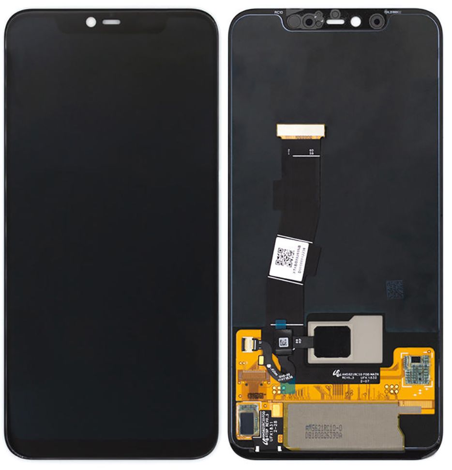 Дисплей Xiaomi Mi 8 Pro, Mi 8 Explorer Edition AMOLED с тачскрином ORIG, черный