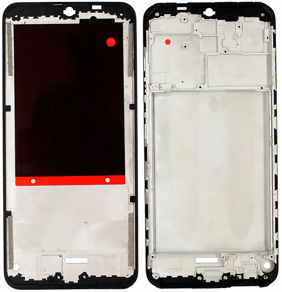 Рамка кріплення дисплея (корпус) Xiaomi Redmi 9, чорна