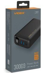 Power Bank Videx VPB-297 павербанк 30000 mAh PD22.5W+QC3.0 Оригинал