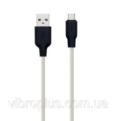USB-кабель Hoco X21 Micro USB, черно-белый