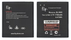 Аккумуляторная батарея (АКБ) Fly BL3805 для IQ4404 Spark, 1750 mAh