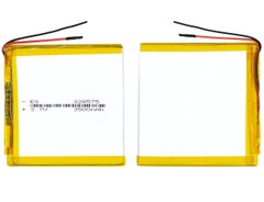Универсальная аккумуляторная батарея (АКБ) 2pin, 3.2 X 85 X 75 мм (аналог: 328575), 3000 mAh