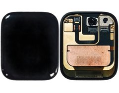 Дисплей (экран) для смарт часов Apple Watch Series 6 40mm с тачскрином в сборе, черный