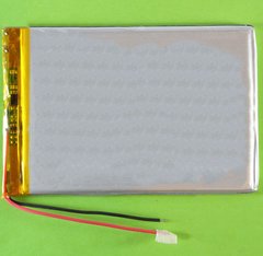 Универсальная аккумуляторная батарея (АКБ) 2pin, 3.7*65*95 мм (376595, 956537), 3200 mAh