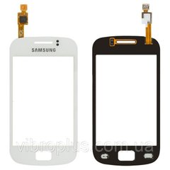 Тачскрін (сенсор) Samsung S6500 Galaxy mini 2, білий