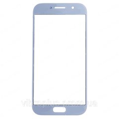 Скло екрану (Glass) Samsung A520 Galaxy A5 (2017), синій