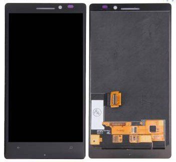 Дисплей (екран) Nokia Lumia 930 з тачскріном в зборі, чорний