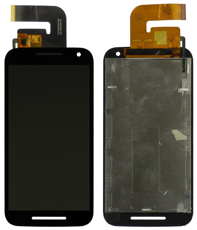 Дисплей (екран) Motorola XT1550 Moto G (3rd Gen.), XT1540, XT1541, XT1544 з тачскріном в зборі ORIG, чорний