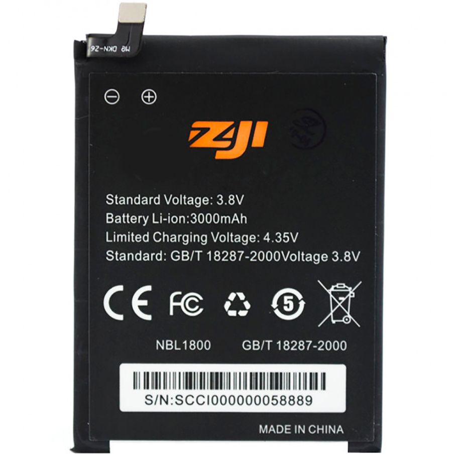 Аккумуляторная батарея (АКБ) Ergo HomTom Zoji Z6, 3000 mAh