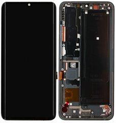 Дисплей Xiaomi Mi Note 10, Mi Note 10 Lite, Mi CC9 Pro, Mi Note 10 Pro з тачскріном і рамкою ORIG