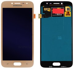 Дисплей (екран) Samsung J250 Galaxy J2 (2018) PLS TFT (c регульованим підсвічуванням) з тачскріном, золотистий