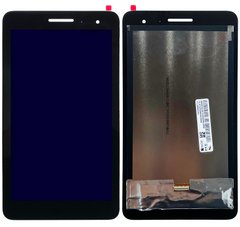 Дисплей (екран) 7 "Huawei MediaPad T1 (T1-701u) 3G TV070WSM-TH0, TV070WSM-TH3 з тачскріном в зборі (плата на дисплеї коричнева), чорний