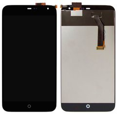 Дисплей (экран) Meizu MX3 (M351) с тачскрином в сборе, черный