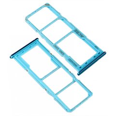 Лоток для Samsung A325 Galaxy A32 (2021) тримач (слот) для двох SIM-карт і карти пам'яті, синій Awesome Blue