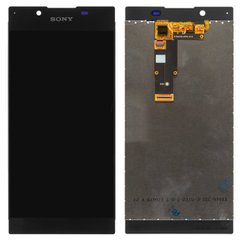 Дисплей (экран) Sony G3311, G3312, G3313 Xperia L1 с тачскрином в сборе, черный