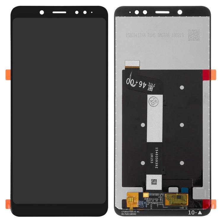 Дисплей (экран) Xiaomi Redmi Note 5 Pro, Redmi Note 5 с тачскрином в сборе, черный