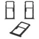 Лоток для Huawei Mate 10 Lite (RNE-L01, RNE-L21) держатель (слот) SIM-карты и карты памяти, чёрный