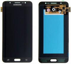 Дисплей (экран) Samsung J710F Galaxy J7 (2016), J710FN, J710M, J710H с тачскрином в сборе ORIG, черный AMOLED