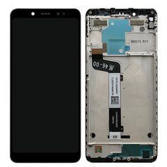 Дисплей (экран) Xiaomi Redmi Note 5 Pro, Redmi Note 5 с тачскрином и рамкой в сборе ORIG, черный