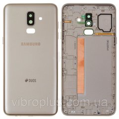 Задняя крышка Samsung J810F Galaxy J8 2018 ORIG, золотистая