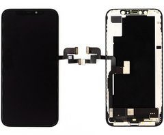 Дисплей (екран) Apple iPhone XS з тачскріном і рамкою в зборі (Original China Refurbished), чорний