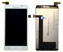 Дисплей (экран) Lenovo S90 с тачскрином в сборе, белый