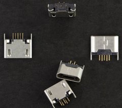 Разъем Micro USB Универсальный №46 (Ver. B) для электронных сигарет (5 pin)