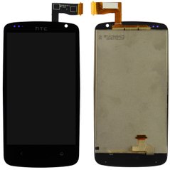 Дисплей HTC Desire 500, Desire 506e з тачскріном, чорний