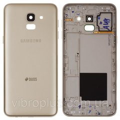 Задняя крышка Samsung J600 Galaxy J6 (2018), золотистая