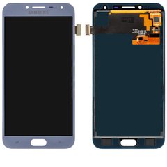 Дисплей (экран) Samsung J400, J400F Galaxy J4 (2018) PLS TFT с тачскрином, синий