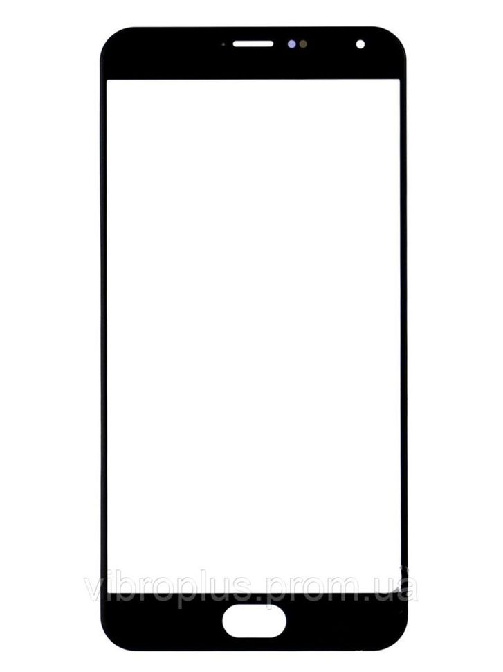 Стекло экрана (Glass) Meizu Pro 5, black (черный)