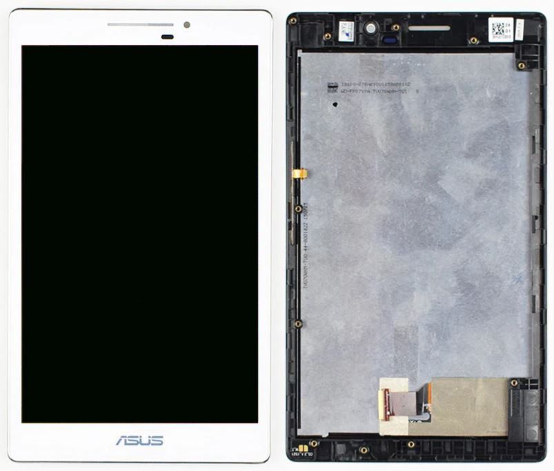 Дисплей (экран) 7” Asus ZenPad C 7.0 Z370 с тачскрином и рамкой, белый