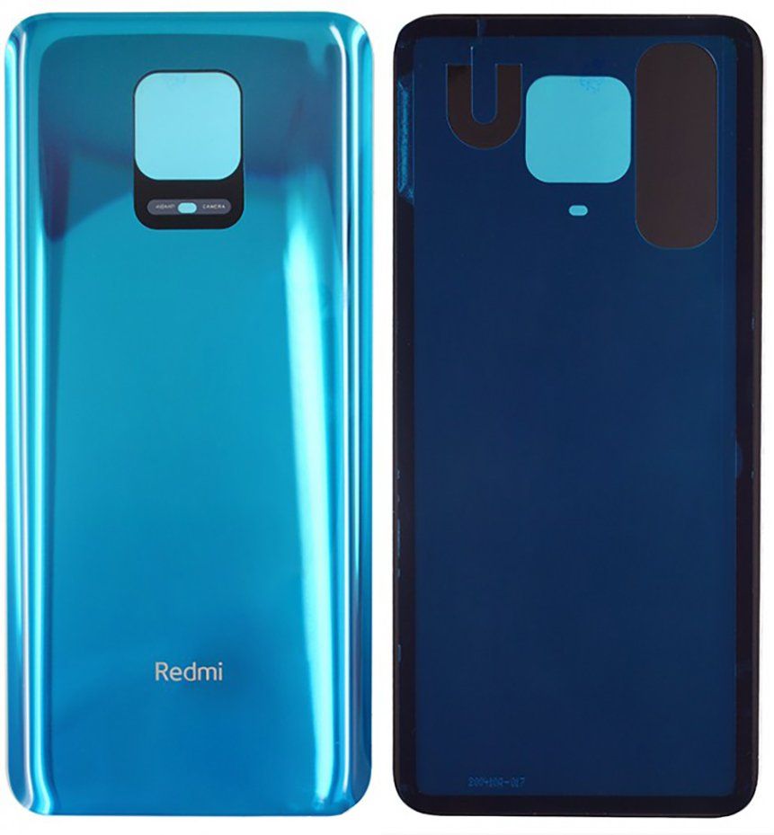 Задняя крышка Xiaomi Redmi Note 9S, Redmi Note 9 Pro, Redmi Note 9 Pro Max, синяя