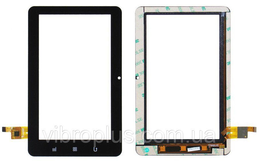 Тачскрін (сенсор) 7 "113x185 GoClever Tab R7500 (p / n: CTD070AJSFT01 P23029A LLT_01), чорний