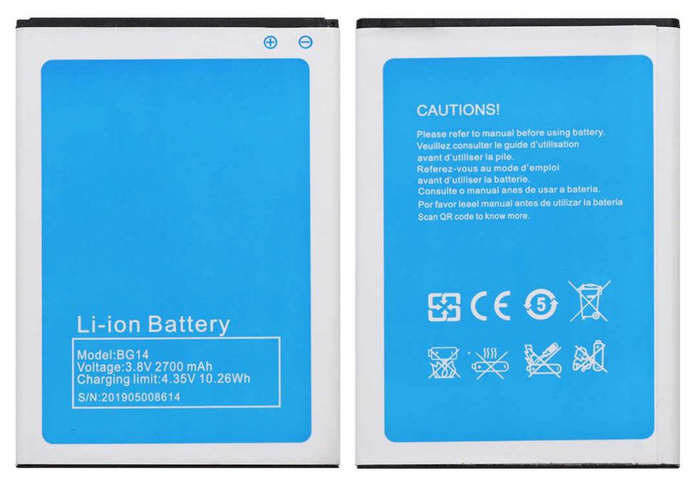 Аккумуляторная батарея (АКБ) Bluboo BG14 для D6, D6 Pro, 2700mAh