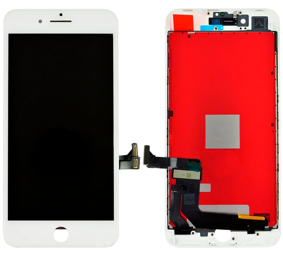 Дисплей (экран) Apple iPhone 8 Plus с тачскрином и рамкой в сборе (On-Cell), белый
