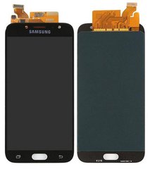 Дисплей (экран) Samsung J730F, J730GM, J730DS Galaxy J7 (2017) PLS TFT с тачскрином в сборе, черный