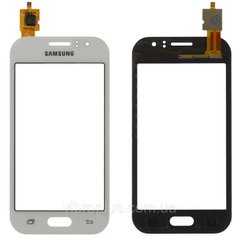 Тачскрин (сенсор) Samsung J110G Galaxy J1 Ace, J110H/DS Galaxy J1 Ace, J110L Galaxy J1 Ace, белый