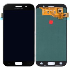 Дисплей (екран) Samsung A520F Galaxy A5 (2017) PLS TFT з тачскріном, чорний