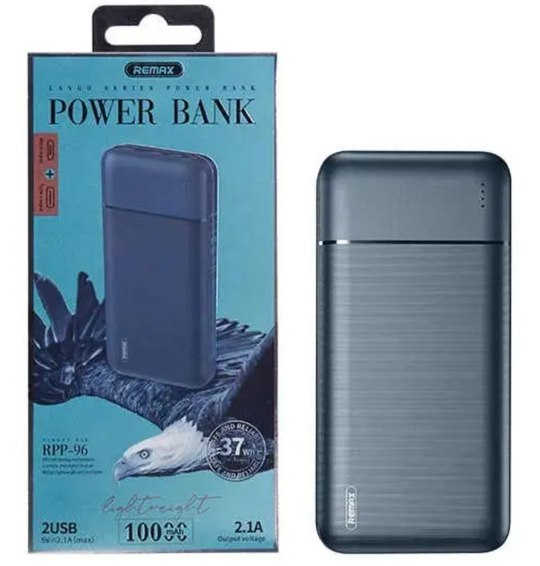 Power Bank Remax RPP-96 повербанк 20000 mAh, синій