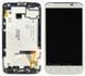 Дисплей (экран) HTC X315e Sensation XL G21 с тачскрином и&nbsp;рамкой в сборе, белый