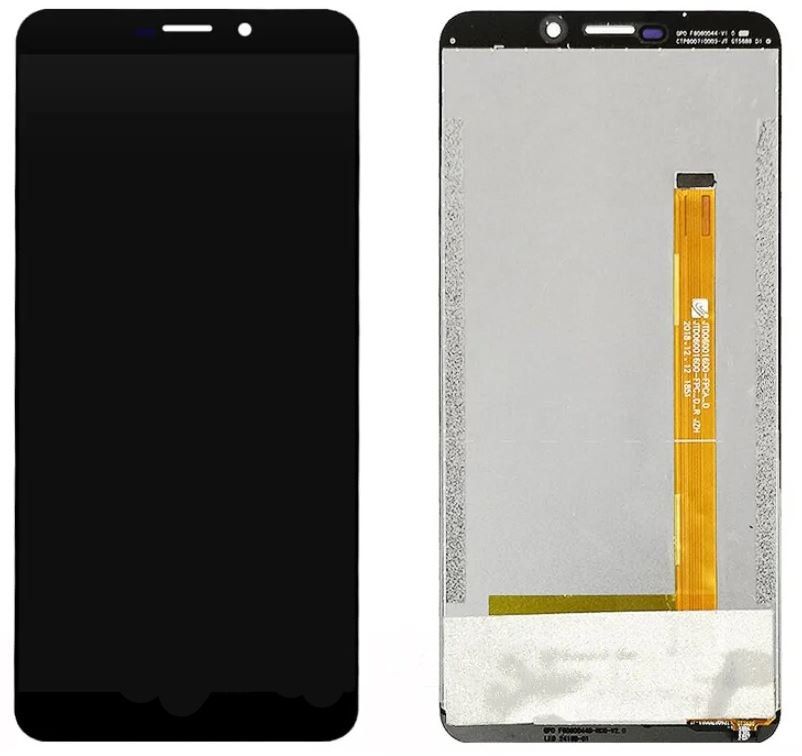 Дисплей (экран) Ulefone Power 3L с тачскрином в сборе, черный