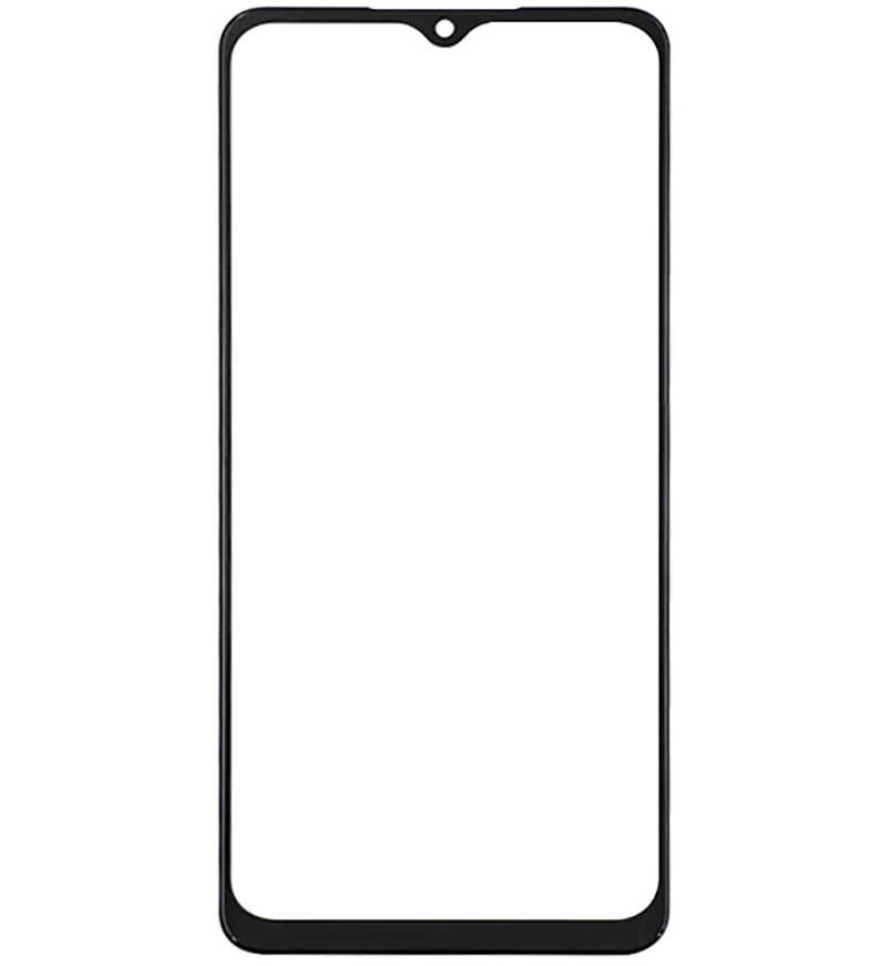Стекло экрана Samsung A045F Galaxy A04 для переклейки в модуле, черное